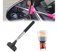 Ultimate Retractable Car Rear View Wiper-Crystal Clear Views Rain or Shine (black)