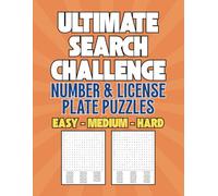 Ultimate Search Challenge: Number and License Plate Puzzles Number Search Games Easy to Hard
