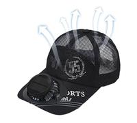 Ultimate Solar Fan Hat - Innovative Sun Visor with Integrated Solar-Powered and USB Charging Fan | Breathable, Cooling Hat for Summer, Camping, and Outdoor Sports | Adjustable and Stylish