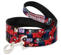 ULTIMATE SPIDER-MAN Dog Leash THE ULTIMATE SPIDER-MAN Swinging City Poses WIDE 1