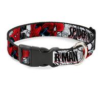 ULTIMATE SPIDER-MAN Plastic Clip Collar SPIDER-MAN Action Poses/Comic Scenes Whi