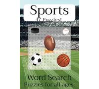 Ultimate Sports Word Search Puzzle Book: Word Searches with Easy to Read Print about Sports, Football, Baseball and More | 6x9 inches, 94 pages | 47 ... Gift for Vacations, Holidays and Free Time.