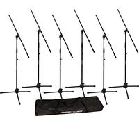 Ultimate Support JS-MCFB6PK JamStands Series - Set di 6 supporti per microfono, per treppiedi