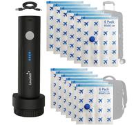 Ultimate Travel Set Pompa Sottovuoto Wireless 12 Sacchetti Salvaspazio (6x 40x45