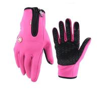 Ultimate Waterproof & Windproof Thermal Gloves for Men & Women - Non-Slip Touchscreen Winter Gloves Ideal for Cycling, Driving, Running, and Hiking and Outdoor Activities in Cold Weather (B,L)