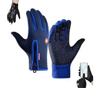 Ultimate Waterproof & Windproof Thermal Gloves, Upgraded Thermal Glove with Touch Screen, Waterproof & Windproof Unisex (Navy Blue)