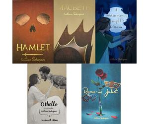 Ultimate William Shakespeare Deluxe Hardcover Collection - 5 Books: Hamlet, Macbeth, A Midsummer Night's Dream, Othello & Romeo and Juliet | Collector's Edition | Best of William Shakespeare Works