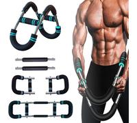 Ultimativo trainer per twister delle braccia, dispositivo di allenamento regolabile e portatile per petto e braccia con resistenza a molla da 40-100 lbs, dispositivo fitness portatile e rimovibile per