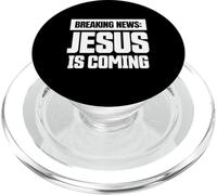 Ultime notizie Gesù sta arrivando l"evangelizzazione cristiana PopSockets PopGrip per MagSafe