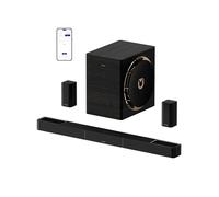 ULTIMEA Audio Surround Wireless Skywave X70 7.1.4 Canali per TV, Dolby Atmos, Soundbar da 980 W, Subwoofer Wireless da 10", Bassa Frequenza da 20 Hz, Amplificatore GaN, Pass-through HDR 4K