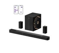 ULTIMEA Skywave X60 a 7.1.4 Canali Soundbar, Combo Audio Surround TV Wireless Professionale con Dolby Atmos, Soundbar da 840 W, Subwoofer da 8 Pollici, Amplificazione GaN e Pass-Through HDR 4K.
