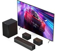 ULTIMEA Soundbar 5.1 per TV con Subwoofer Wireless, Audio Surround 3D Avvolgente, Bassi e Surround Regolabili, Bluetooth 5.3, Controllo App e HDMI ARC - Home Theater Potente per Film e Giochi