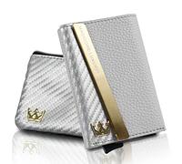 Ultimi Pezzi Gold Purse Omaggio Fine Serie Portacarte di Credito da Uomo e Donna Portacard Portafoglio Slim Protezione Rfid Anticlonazione Made In Italy Gold Wallet Verona