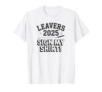 Ultimo giorno di abbandono scolastico 2025 Firma autografo mio Maglietta