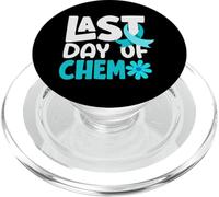 Ultimo giorno di cancro cervicale chemioterapico carcinoma ovarico PopSockets PopGrip per MagSafe
