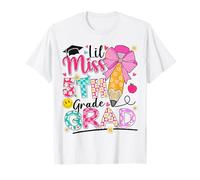 Ultimo giorno di Lil Miss 5 ° Grado Laurea Laureata Ragazza Maglietta
