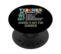 Ultimo giorno di scuola Freedom Tour Freedom Tour Break PopSockets PopGrip Adesivo