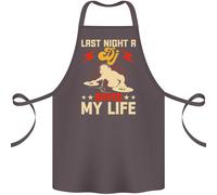 Ultimo Notte A Dj Saved My Life Djing Cotone Grembiule 100% Biologico