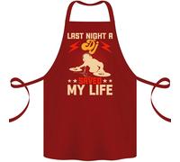 Ultimo Notte A Dj Saved My Life Djing Cotone Grembiule 100% Biologico