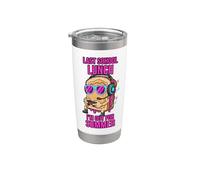Ultimo pranzo scolastico Sono fuori per l"anno scolastico di fine estate Bicchiere termico in acciaio inox doppia parete