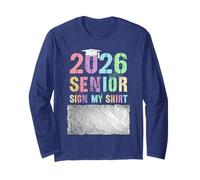 Ultimo Primo Giorno Classe del 2026 Senior Firma LA MIA Camicia Quasi Maglia a Manica