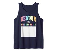 Ultimo Primo Giorno Classe del 2026 Senior Sign My Shirt Annuario Canotta