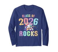 Ultimo Primo Giorno Classe di 2026 Rocks Seniors We Run The School Maglia a Manica