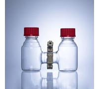 Ultimo reattore MFC a doppia camera con cella di elettrolisi microbica - Strumento da laboratorio in vetro ad alto borosilicato(50ml)