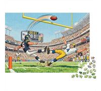 Ultimo secondo Field Goal Puzzle in Legno Impermeabile Puzzles Da 1000 Pezzi Regali Per Adulti Sfidanti E Rompicapo Giochi Educativi