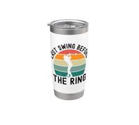 Ultimo swing prima del ring golf addio al celibato partito golf retrò Bicchiere termico in acciaio inox doppia parete