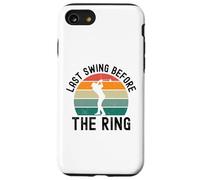 Ultimo swing prima del ring golf addio al celibato partito golf retrò Custodia per iPhone SE (2020) / 7/8