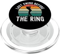 Ultimo swing prima del ring golf addio al celibato partito golf retrò PopSockets PopGrip per MagSafe