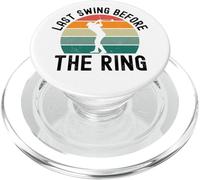 Ultimo swing prima del ring golf addio al celibato partito golf retrò PopSockets PopGrip per MagSafe