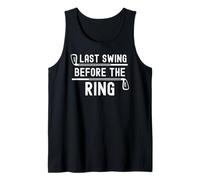 Ultimo Swing Prima del Ring Golf Golf Club Addio al Celibato Canotta