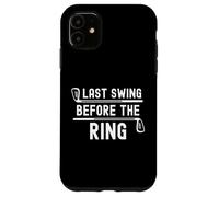 Ultimo swing prima del ring golf golf club addio al celibato Custodia per iPhone 11