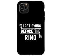 Ultimo swing prima del ring golf golf club addio al celibato Custodia per iPhone 11 Pro Max