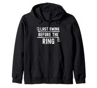 Ultimo Swing Prima del Ring Golf Golf Club Addio al Celibato Felpa con Cappuccio