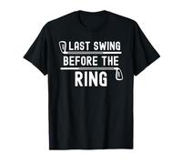 Ultimo Swing Prima del Ring Golf Golf Club Addio al Celibato Maglietta
