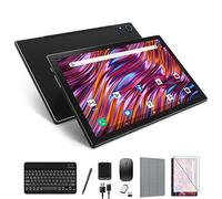 Ultimo tablet Android 13 2024, 128 GB+16 (8+8 espandi) GB/512 GB espandibile, tablet Octa-Core con WiFi 5G, batteria 8000mAh, tablet da 10,1 pollici con fotocamera da 21 MP, tablet con tastiera,