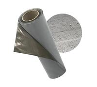 Ultiness - Pellicola autoadesiva per tetti in alluminio, alternativa al cartone autoadesivo per capannoni e altro ancora, pellicola grigio argento 5 x 1 m