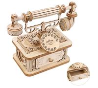 Ultino Puzzle 3D Legno Telefono- puzzle legno modellini da costruire - Modellismo da Costruire Adulti - per Regali di compleanno e di Natale, modellismo Regali Artigianali e Decorazioni