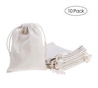 Ultnice 10pcs 1520 cm sacchetti regalo per la festa di in lino