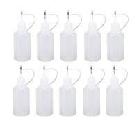 ULTNICE Applicatore di punta dell'ago Bottiglia di colla Spiedino macinazione Bottiglia precisione 30 ml Confezione da 10