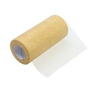 ULTNICE Glitter Tulle Roll Sparkle Tulle Rotolo di Nastro in Spool Materiale 15,2 cm Oro