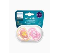 Philips Avent AVENT ULTRA AIR SUCCHIETTO BALENA/STELLA FEMMINA 6-18 MESI 2 PEZZI