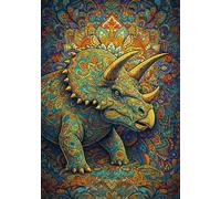 超細密！曼荼羅恐竜アート塗り絵 Ultra-Detailed Mandala Dinosaur Art Coloring Book: 大人のための高密度アート塗り絵｜究極の集中と癒し時間 An Advanced Coloring Experience for Adults - Intricate Mandala Dinosaurs for Relaxation and Focus