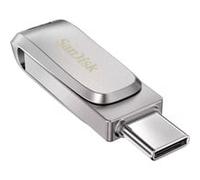 Ultra Dual Drive Luxe unità flash USB 128 GB USB Type-A / USB Type-C 3.2 Gen 1 (3.1 Gen 1) Acciaio inossidabile, Chiavetta USB argento, 128 GB, USB Type-A / USB Type-C, 3.2 Gen 1 (3.1 Gen 1), 150 MB/s