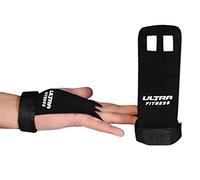ULTRA FITNESS Gymnastics grips palm protectors Leather Gloves Pair(Black, Medium)