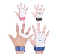 ULTRA FITNESS protettori palmari per ginnastica, per bambini, per ragazzi e ragazze, trappole per ginnastica strutturata (coppia), calli. Mani salutari., Nero, S