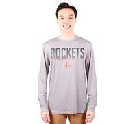 Ultra Game DLM0291FAthletic Maglietta a Maniche Lunghe da Uomo Super Morbida ad Asciugatura Rapida NBA, Grigio mélange, XXL, Grigio Erica., XXL